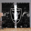 Raiders 3 Window Curtains - Blackout Curtains, Living Room Curtains For Window