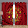 Manchester United Fc Window Curtains - Man United001 Blackout Curtains, Living Room Curtains For Window