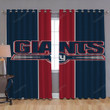 New York Giants Banner 1 Window Curtains - Blackout Curtains, Living Room Curtains For Window