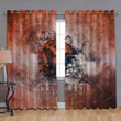 Cleveland Browns Wallpaper Window Curtains - Blackout Curtains, Living Room Curtains For Window