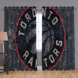 Toronto Raptors Logo Window Curtains - Blackout Curtains, Living Room Curtains For Window