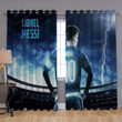 Lionel Messi Window Curtains - Blackout Curtains, Living Room Curtains For Window