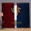 Us Cremonese Fc Italian Football Club Window Curtains - Blackout Curtains, Living Room Curtains For Window