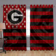 Georgia Bulldogs Window Curtains - American Football Blackout Curtains, Living Room Curtains For Window