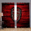 Arsenal Fc Window Curtains - Fiery Blackout Curtains, Living Room Curtains For Window