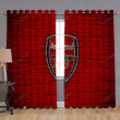 Arsenal Premier League Window Curtains - Blackout Curtains, Living Room Curtains For Window