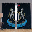 Newcastle United Window Curtains - Blackout Curtains, Living Room Curtains For Window