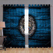 Manchester City Fc Window Curtains - Fiery Blackout Curtains, Living Room Curtains For Window