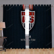 United States National Football Window Curtains - Blackout Curtains, Living Room Curtains For Window