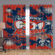 Sydney Roosters Window Curtains - Blackout Curtains, Living Room Curtains For Window