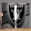 Raiders 4 Window Curtains - Blackout Curtains, Living Room Curtains For Window