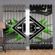 Borussia Monchengladbach Fc German Window Curtains - Blackout Curtains, Living Room Curtains For Window
