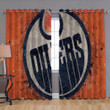 Edmonton Oilers Canadian Hockey Club Window Curtains - Blackout Curtains, Living Room Curtains For Window