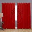 Manchester United Fc Window Curtains - Manchester Blackout Curtains, Living Room Curtains For Window