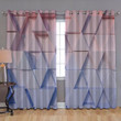 Triangles Window Curtains - 3D Wall Blackout Curtains, Living Room Curtains For Window
