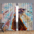 Goku Window Curtains - Dragon Ball Dragon Ball Blackout Curtains, Living Room Curtains For Window