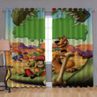 Scooby Doo Movie Window Curtains - Blackout Curtains, Living Room Curtains For Window