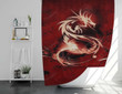 Monster And Dragon Shower Curtains - Monster And Dragon Bathroom Curtains, Home Decor