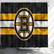 Boston Bruins Shower Curtains - Hockey Club Nhl Bathroom Curtains, Home Decor