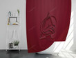 Colorado Avalanche Shower Curtains - American Hockey Club 2 Bathroom Curtains, Home Decor
