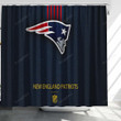 New England Patriots American Football Shower Curtains - New England Bathroom Curtains, Home Decor