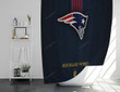 New England Patriots American Football Shower Curtains - New England Bathroom Curtains, Home Decor