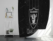 Oakland Raiders - 2022 Nfl Football 6 Shower Curtains - Bathroom Curtains, Home Decor