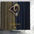 Los Angeles Rams American Football Shower Curtains - Bathroom Curtains, Home Decor