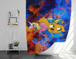 Hora De Aventuras Shower Curtains - Adventure Time Bathroom Curtains, Home Decor
