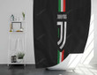 Juventus Shower Curtains - New Juventus Emblem001 Bathroom Curtains, Home Decor