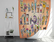 Dventure Time Shower Curtains - Blossom Bathroom Curtains, Home Decor