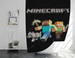 Minecraft Shower Curtains - Army Bathroom Curtains, Home Decor