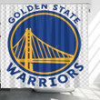 Warriors Basketball Logo Shower Curtains - Bathroom Curtains, Home Decor