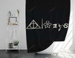 Harry Potter Always Shower Curtains - Harry Potter Bathroom Curtains, Home Decor