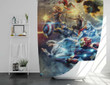 Avengers Shower Curtains - Phone Wallpapers Marvel Bathroom Curtains, Home Decor