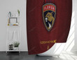 Florida Panthers Shower Curtains - Hc Hockey Bathroom Curtains, Home Decor