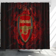 Arsenal Fc Shower Curtains - Fire Bathroom Curtains, Home Decor