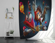 Super Mario Odyssey Shower Curtains - Bathroom Curtains, Home Decor