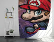 Super-Mario Shower Curtains - Games Mario Bathroom Curtains, Home Decor