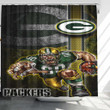Green Bay Packers Ga Shower Curtains - Football Green Bay Bathroom Curtains, Home Decor