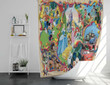 Disney World Shower Curtains - Poster Mickey Mouse Bathroom Curtains, Home Decor