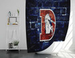 Denver Broncos D Logo Shower Curtains - Bathroom Curtains, Home Decor