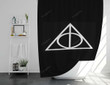 The Deathly Hallows Shower Curtains - Harry Potter Bathroom Curtains, Home Decor