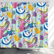 Adventure Time Shower Curtains - Bubblegum Finn Ice Bathroom Curtains, Home Decor