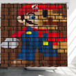 Super Mario Shower Curtains - Mario Bros Bathroom Curtains, Home Decor