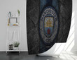 Manchester City Fc Logo Shower Curtains - Premier League Bathroom Curtains, Home Decor