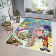 Merry Christmas Spongebob Squarepants Comedy Area Rugs - Television Series 6868 Usa Rugs, Living Room Rugs, Outdoor Rug, Washable Rugs, Rugs For Sale