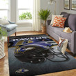 Baltimore Ravens Nfl Area Rugs - Team Helmet Sports Usa Rugs, Living Room Rugs, Outdoor Rug, Washable Rugs, Rugs For Sale