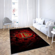 Arsenal Fc Area Rugs - Fire Background Usa Rugs, Living Room Rugs, Outdoor Rug, Washable Rugs, Rugs For Sale