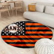 San Francisco Giantsrug Round, Rugs - American Baseball Club American Flag Black Orange Flag Rug Round Living Room, Carpet, Rug